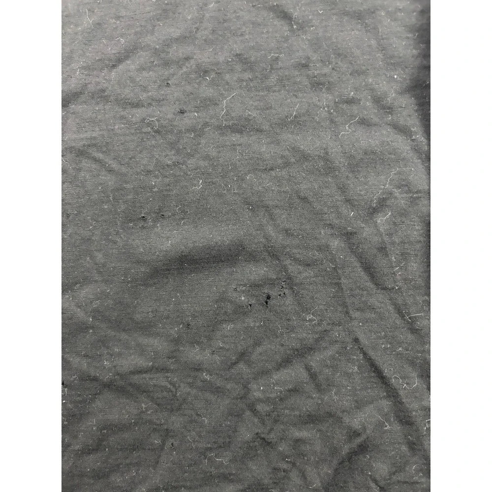 Line 7 Mock Neck Top Women XS Black 100% Merino Wool Long Sleeve Base Layer